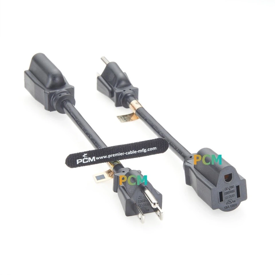 NEMA 5-15P To 5-15R Extension Power Cord best