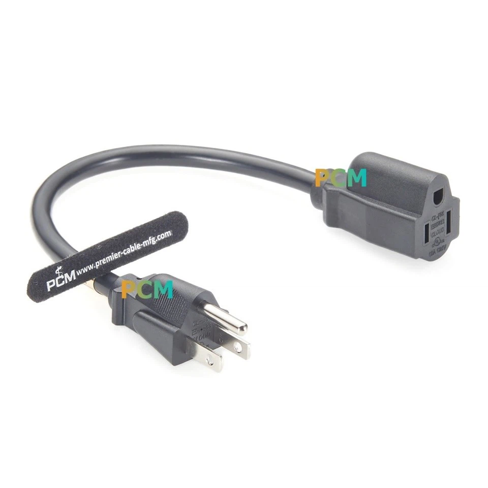 NEMA 5-15P To 5-15R Extension Power Cord suppliers