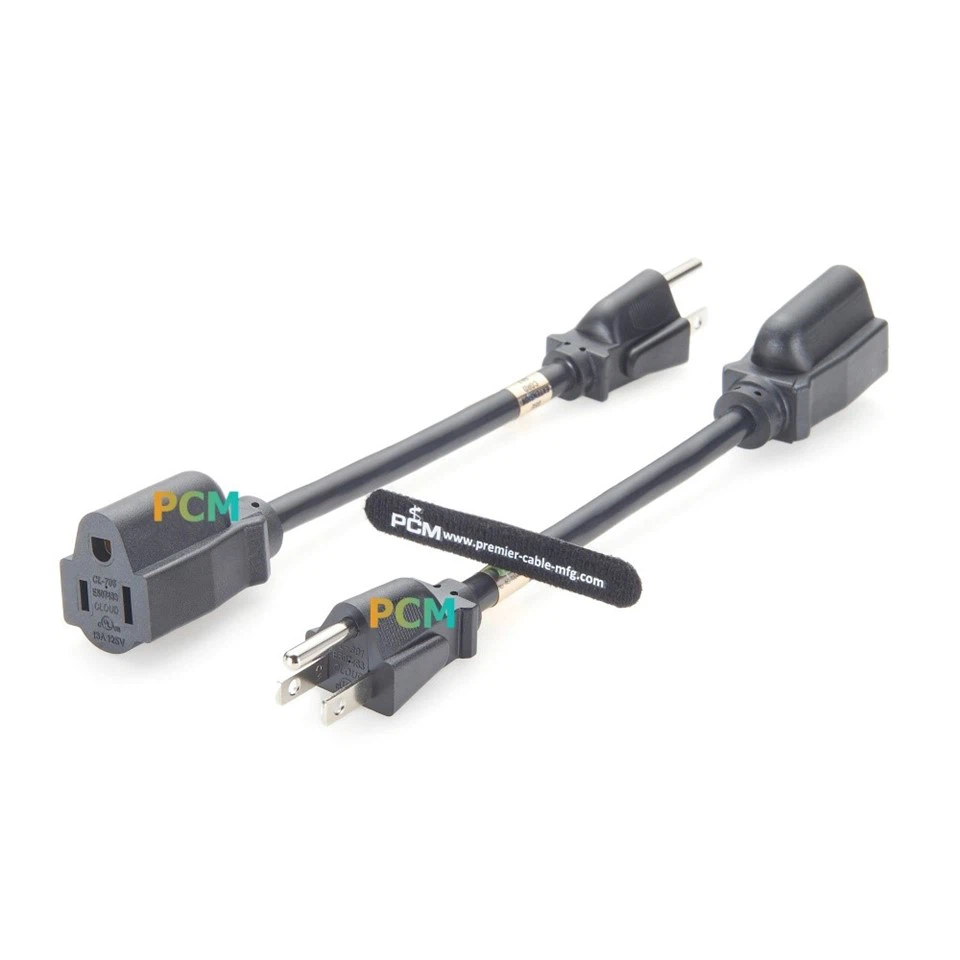 NEMA 5-15P To 5-15R Extension Power Cord factory