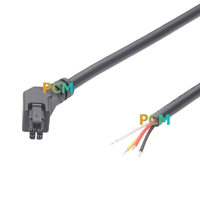 Molex Micro-フィット 4 ピン 45 度左出口ケーブル アセンブリ