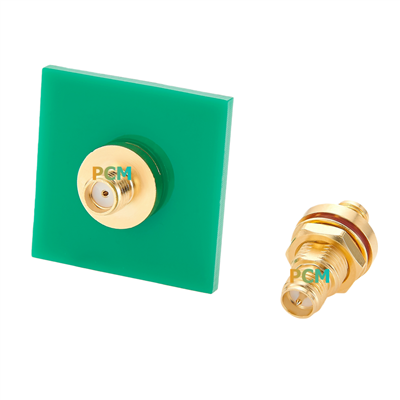 RP SMA - SMA バルクヘッド アダプター